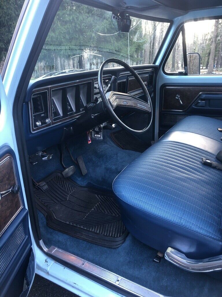 1978 Blue Ford F-350 Standard Cab Pickup