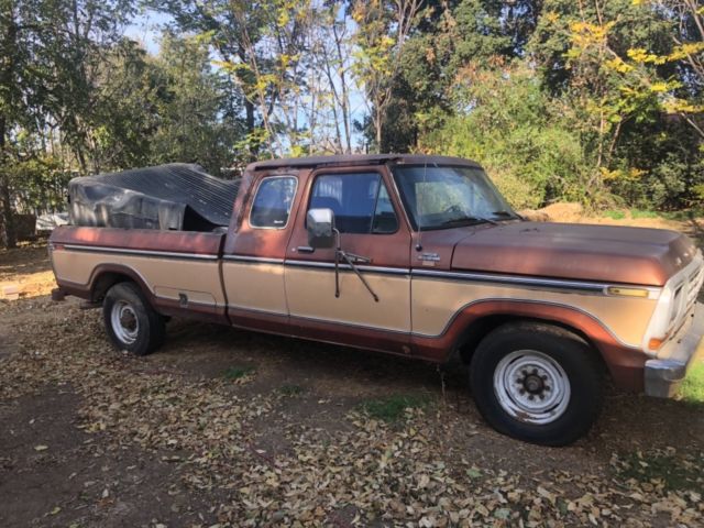 1978 Brown Ford F-350 Extended Crew Cab Pickup