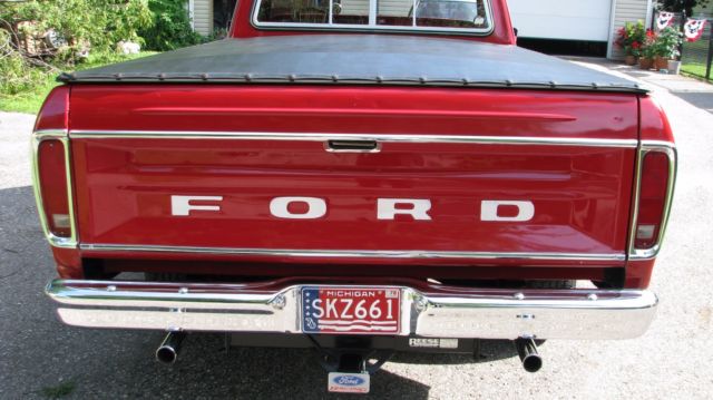 1978 Red Ford F-150 Standard Cab Pickup