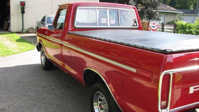 1978 Red Ford F-150 Standard Cab Pickup