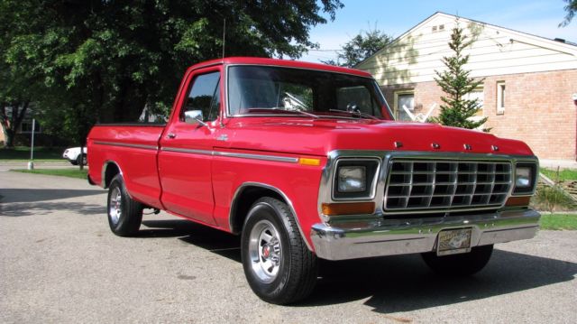 1978 Red Ford F-150 Standard Cab Pickup