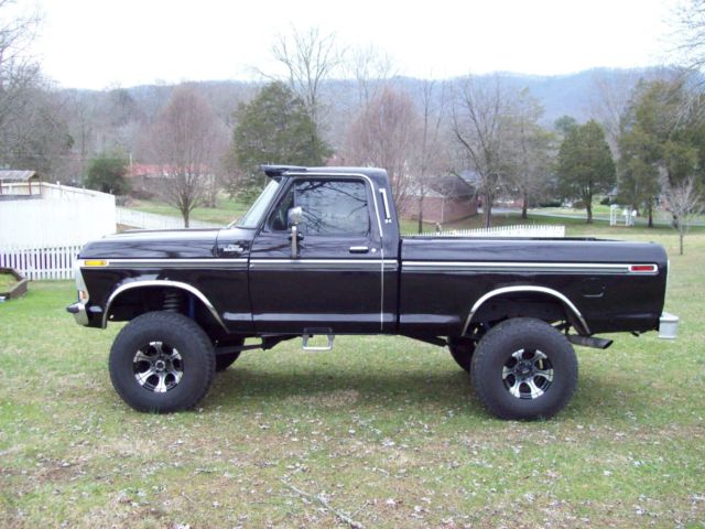 1978 Black Ford F-150 Standard Cab Pickup