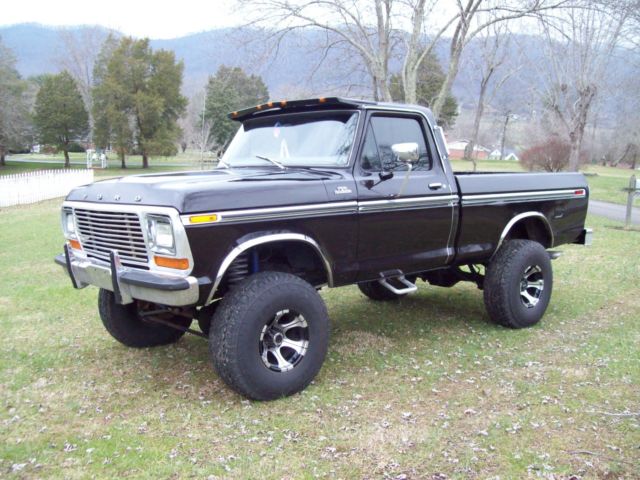 1978 Black Ford F-150 Standard Cab Pickup
