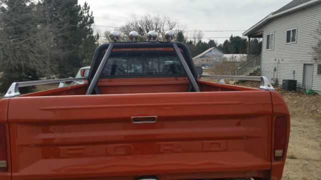 1978 Orange Ford F-150 Standard Cab Pickup