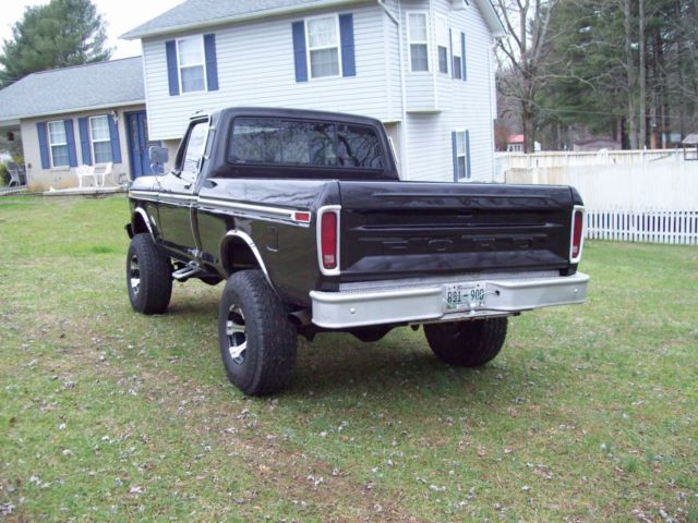 1978 Black Ford F-150 Standard Cab Pickup
