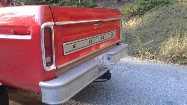 1978 Red Ford F-150 Standard Cab Pickup