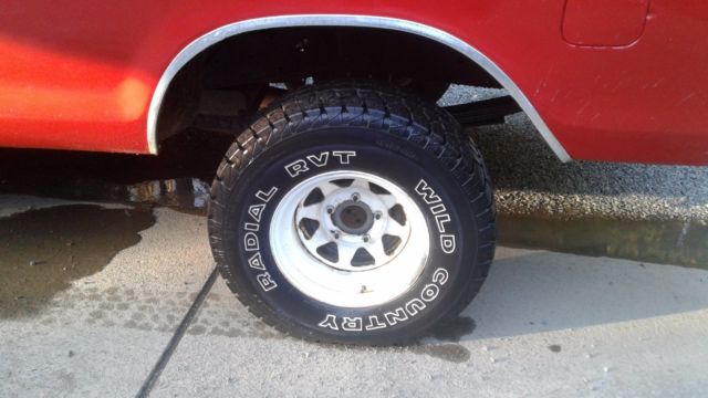 1978 Red Ford F-150 Standard Cab Pickup