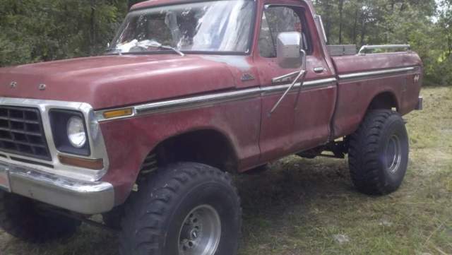 1978 Orange Ford F-150