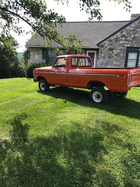 1978 Orange Ford F-150