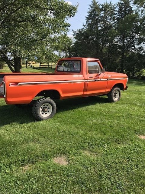 1978 Orange Ford F-150