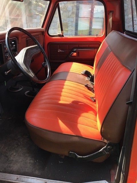 1978 Orange Ford F-150