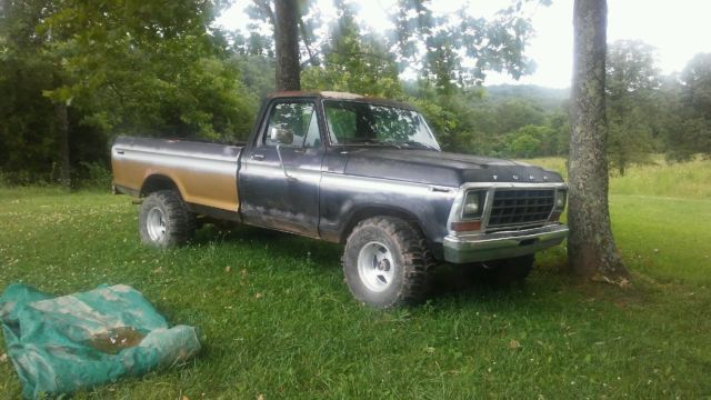 1978 Black Ford F-150 Cab & Chassis