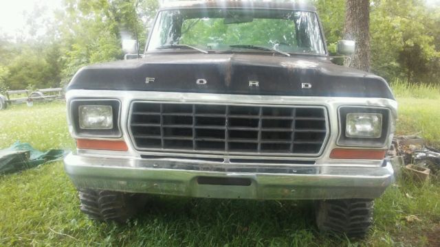 1978 Black Ford F-150 Cab & Chassis