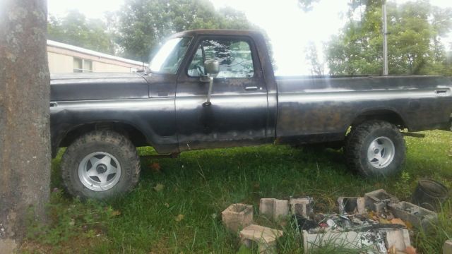 1978 Black Ford F-150 Cab & Chassis