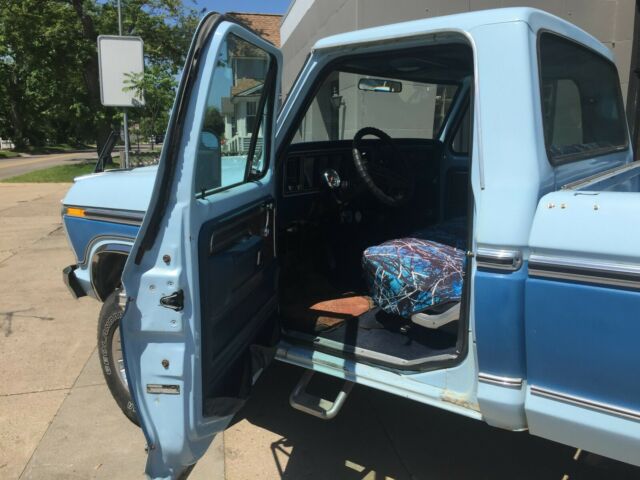 1978 Blue / Blue Ford F-150 Standard Cab Pickup