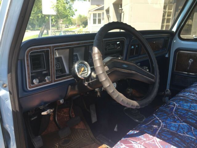 1978 Blue / Blue Ford F-150 Standard Cab Pickup
