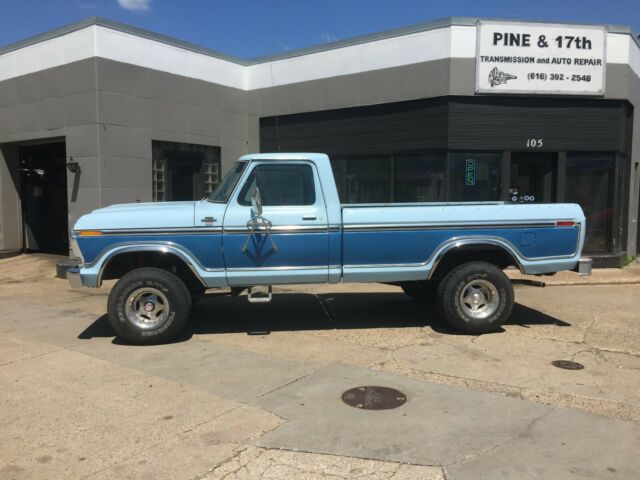 1978 Blue / Blue Ford F-150 Standard Cab Pickup