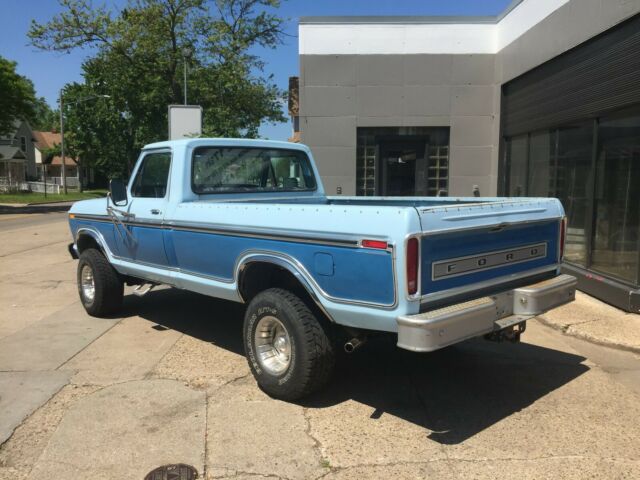 1978 Blue / Blue Ford F-150 Standard Cab Pickup