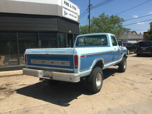 1978 Blue / Blue Ford F-150 Standard Cab Pickup