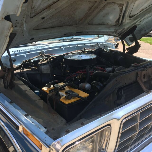 1978 Blue / Blue Ford F-150 Standard Cab Pickup