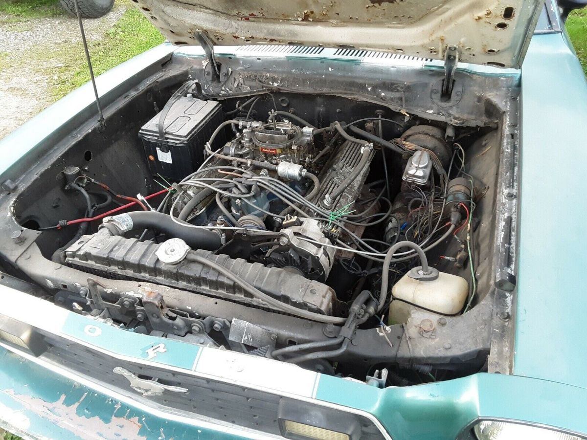 1978 Blue Ford Mustang