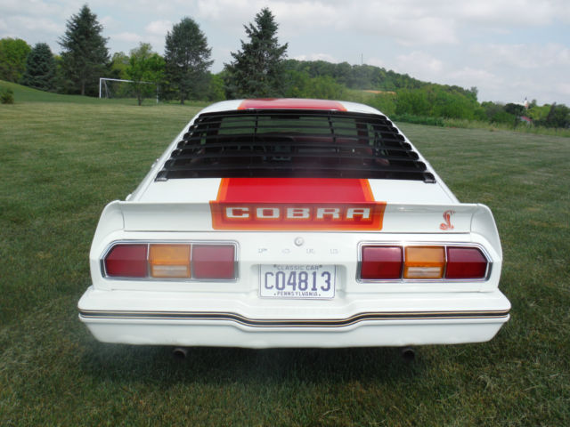 1978 White Ford Mustang Coupe