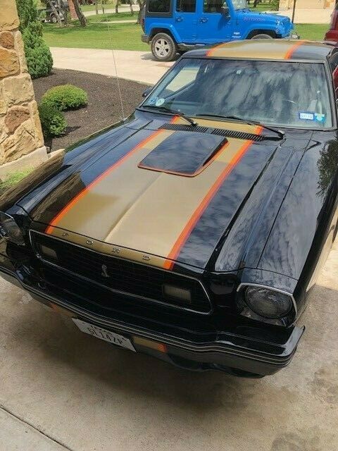 1978 Black Ford Mustang Hatchback