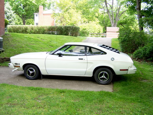 1978 White Ford Mustang Hatchback