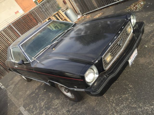 1978 Black Ford Mustang Hardtop