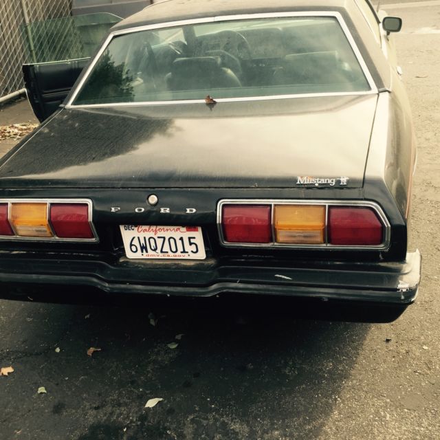 1978 Black Ford Mustang Hardtop