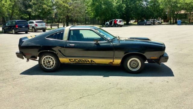 1978 Black & Gold Ford Mustang