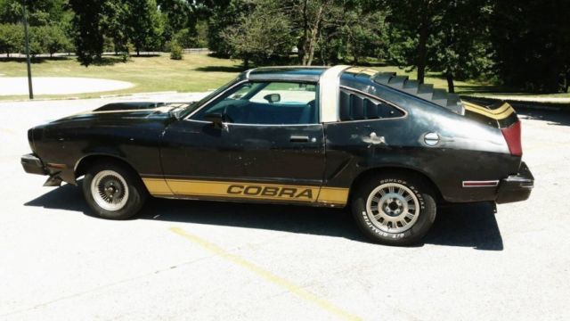 1978 Black & Gold Ford Mustang