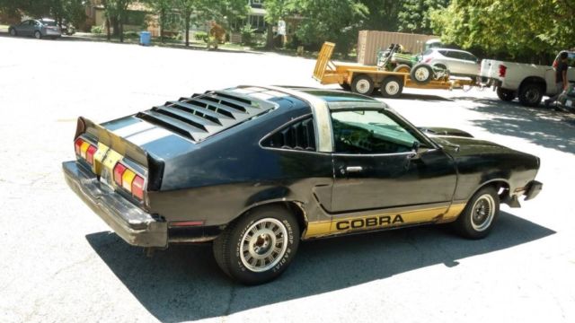 1978 Black & Gold Ford Mustang