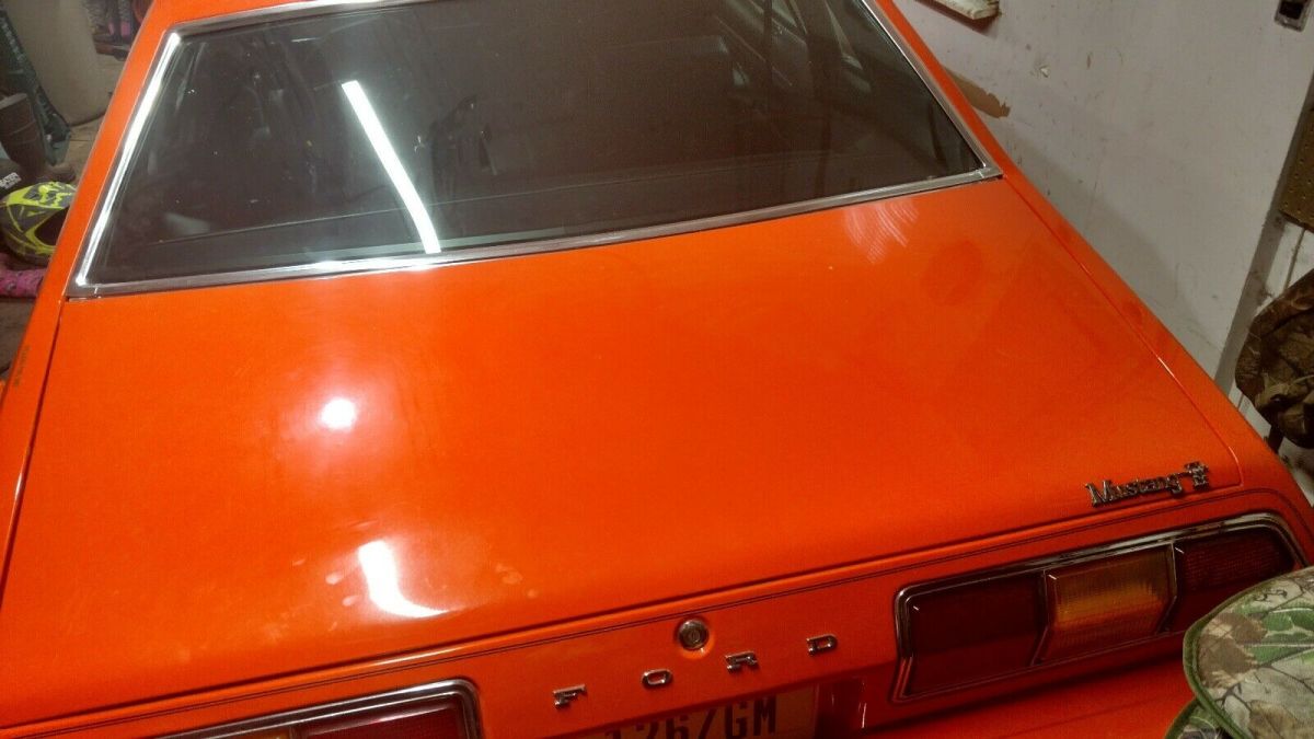 1978 Orange Ford Mustang Sports car