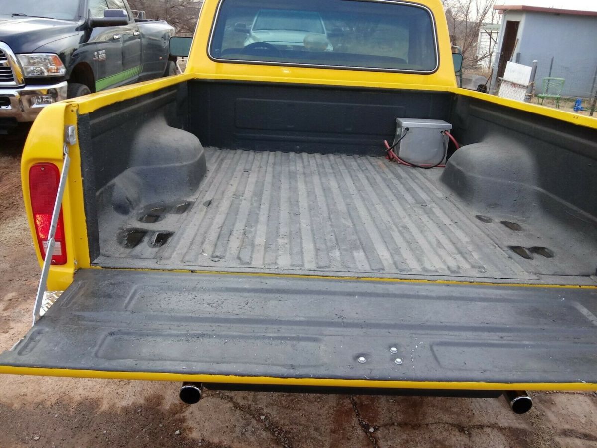 1978 Yellow Ford Pickup Standard Cab Pickup