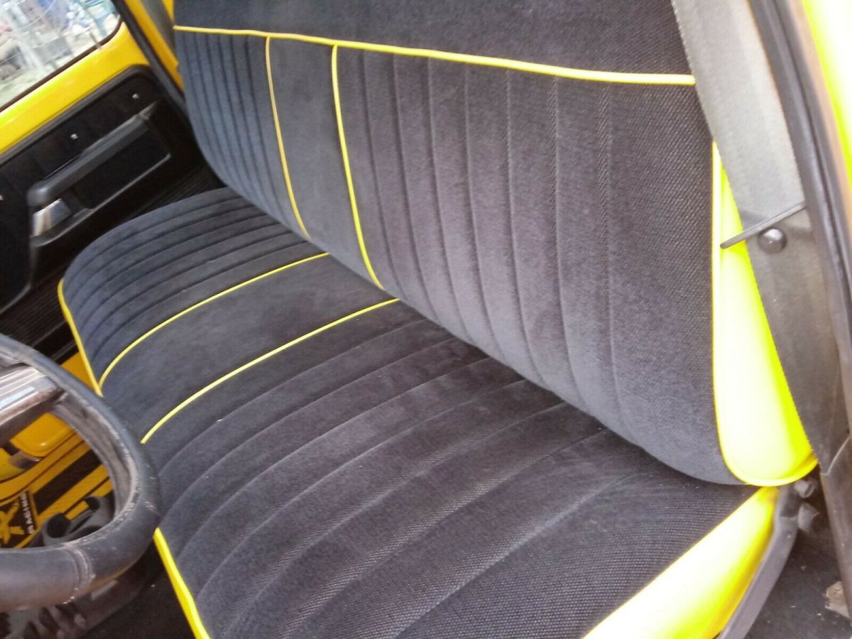 1978 Yellow Ford Pickup Standard Cab Pickup