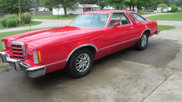 1978 Red Ford Thunderbird Coupe