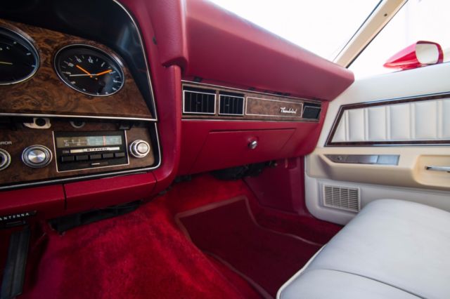 1978 Red Ford Thunderbird Coupe