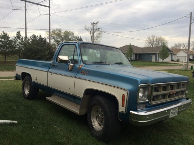 1978 Blue GMC Sierra 2500 Standard Cab Pickup