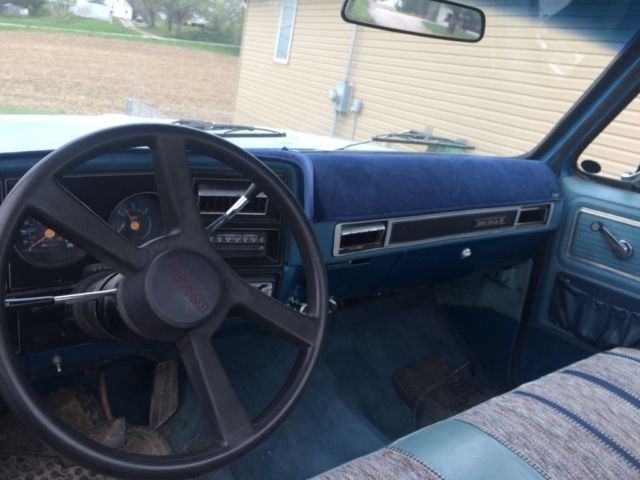 1978 Blue GMC Sierra 2500 Standard Cab Pickup