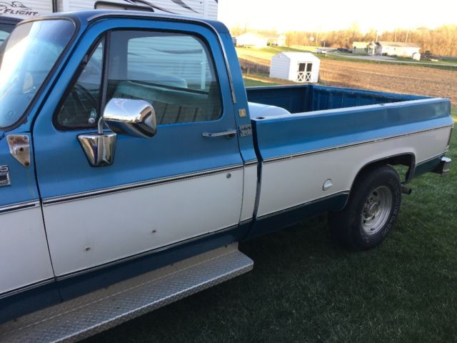 1978 Blue GMC Sierra 2500 Standard Cab Pickup
