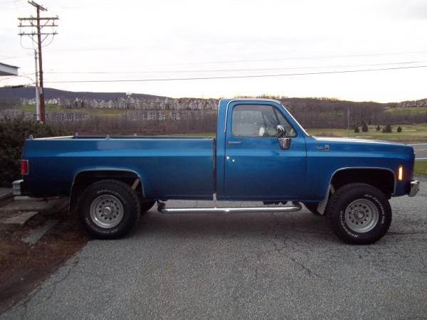 1978 Blue GMC Sierra 1500 Standard Cab Pickup