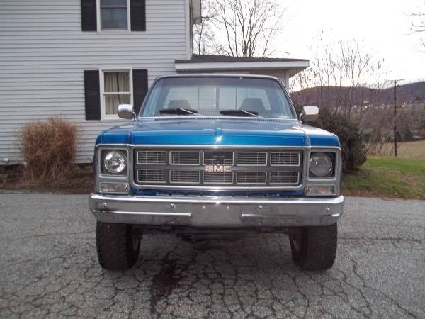 1978 Blue GMC Sierra 1500 Standard Cab Pickup
