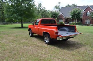 1978 Orange GMC Sierra 1500 Standard Cab Pickup