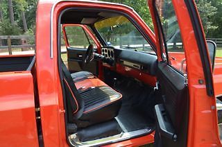 1978 Orange GMC Sierra 1500 Standard Cab Pickup