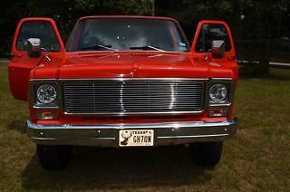 1978 Orange GMC Sierra 1500 Standard Cab Pickup