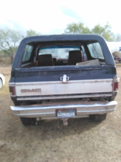 1978 Black GMC Jimmy SUV