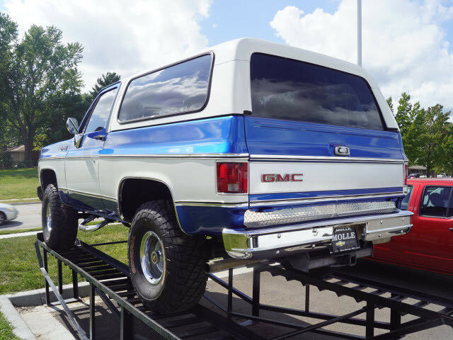1978 Blue/White GMC Jimmy SUV