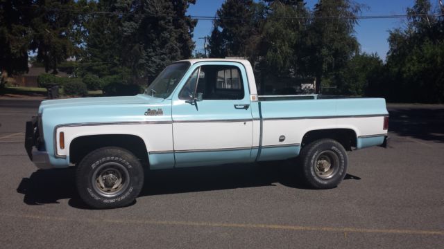 1978 Blue/White GMC Sierra 1500