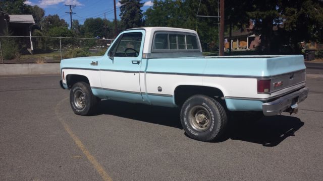 1978 Blue/White GMC Sierra 1500